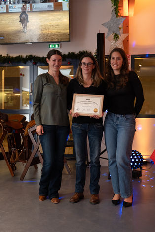Ehrung der NRHA Highpoint Champions 2025 anlässlich der Christmas Party