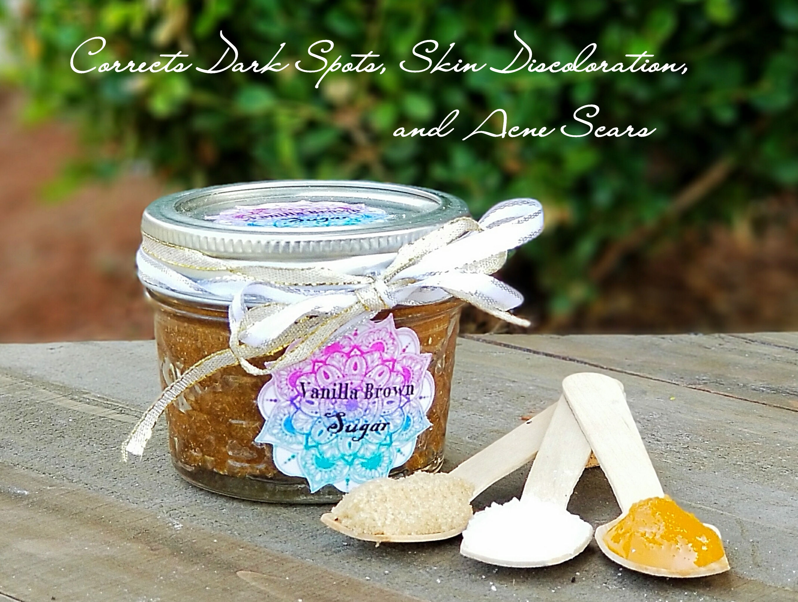 Vanilla Brown Sugar-Reduces Scars, Brightens skin, Natural Glow