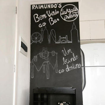 desenho em parede
