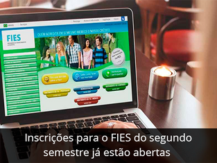 Inscrições para o Fies do 2º semestre de 2017 já estão abertas