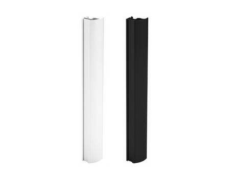 New MATT BLACK and MATT WHITE finishes added to CURVA door style