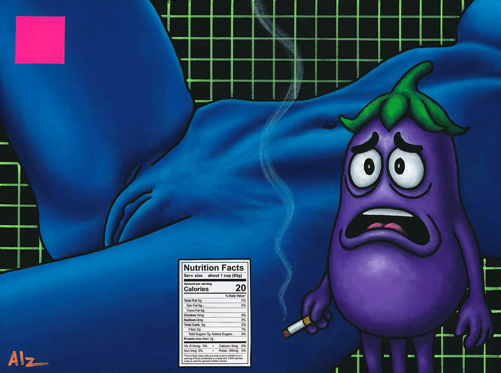 Thumbnail: "Cigarettes after sex w/ eggplant"