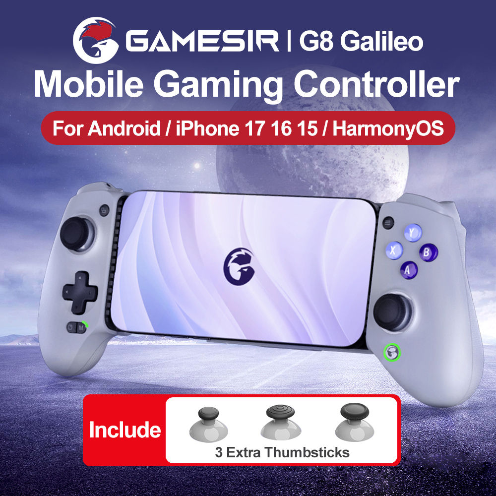 GameSir G8 Galileo Gamepad for Android iPhone 17/16 Phone Mobile Controller Hall