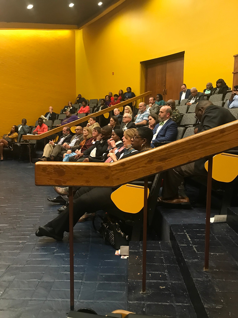 Voters and attendees at the North Little Rock NAACP Political Forum