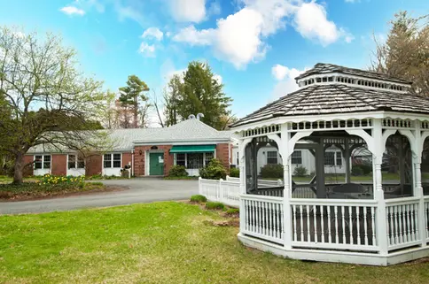 beautiful hospice from the outside amherst northampton massachusetts hospice