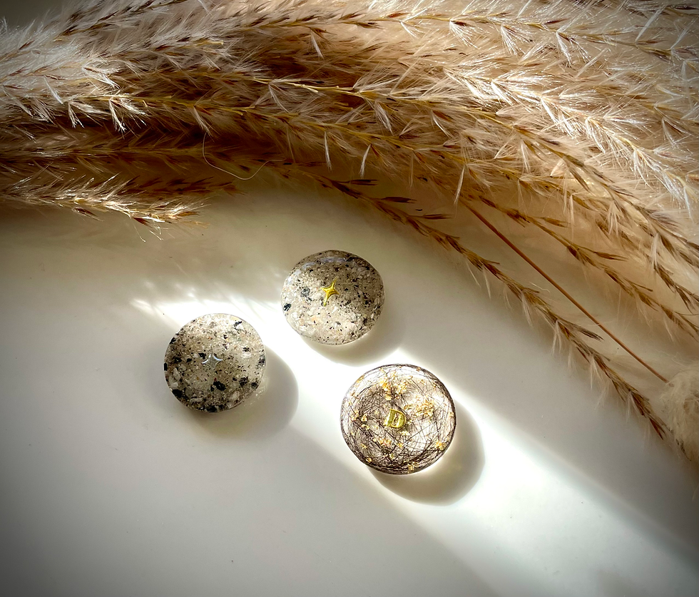 Miniatura: Galet pour collier Souvenir Saturne