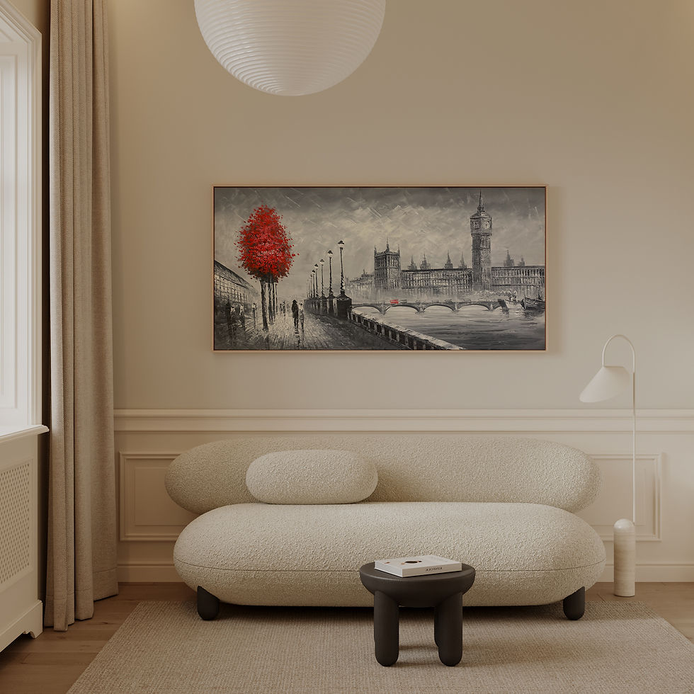 Thumbnail: Big Ben Red Tree Panoramic