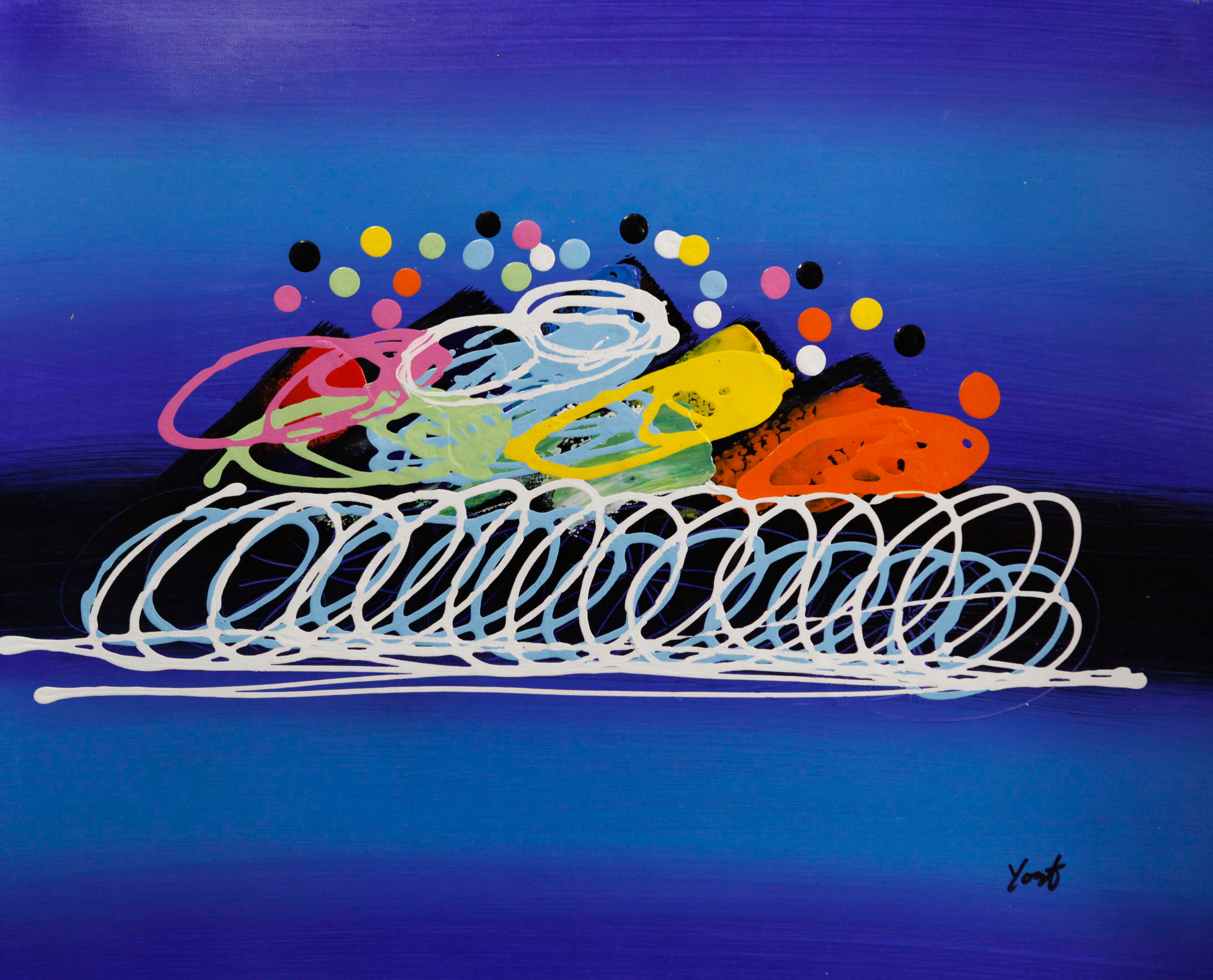 Tour de France in Blue