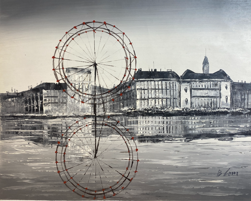 London Eye Reflection | Camden Oil Paintings