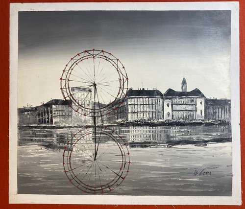 London Eye Reflection | Camden Oil Paintings