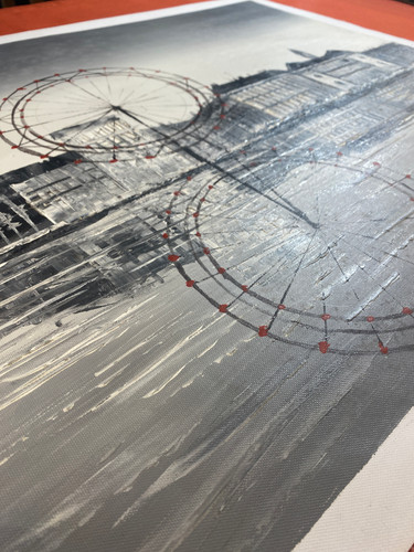 London Eye Reflection | Camden Oil Paintings
