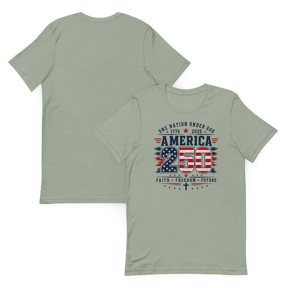 Thumbnail: America's 250th Anniversary | One Nation Under God | T-shirt