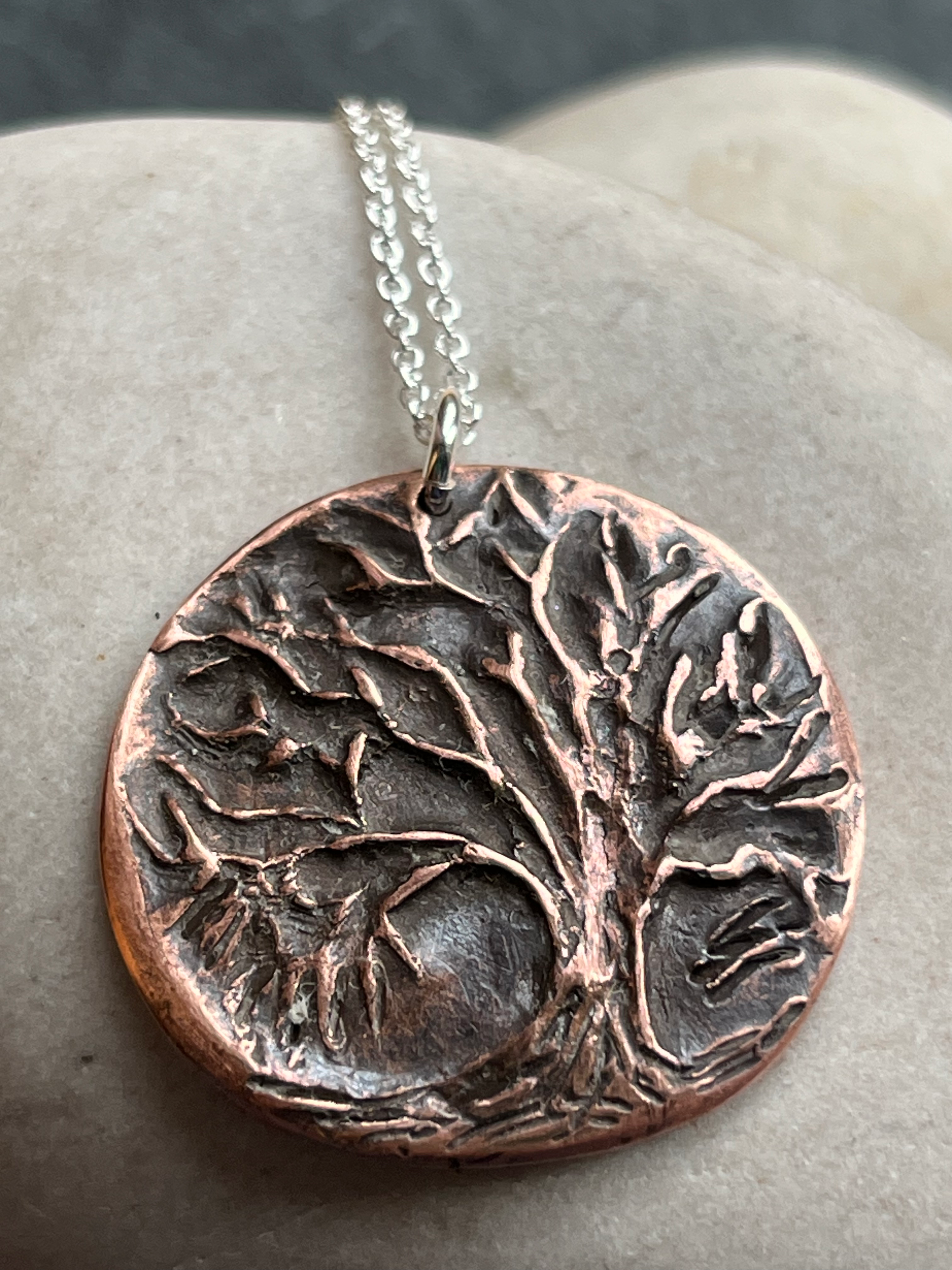 Copper tree necklace, tree necklace, tree jewellery, copper jewellery 