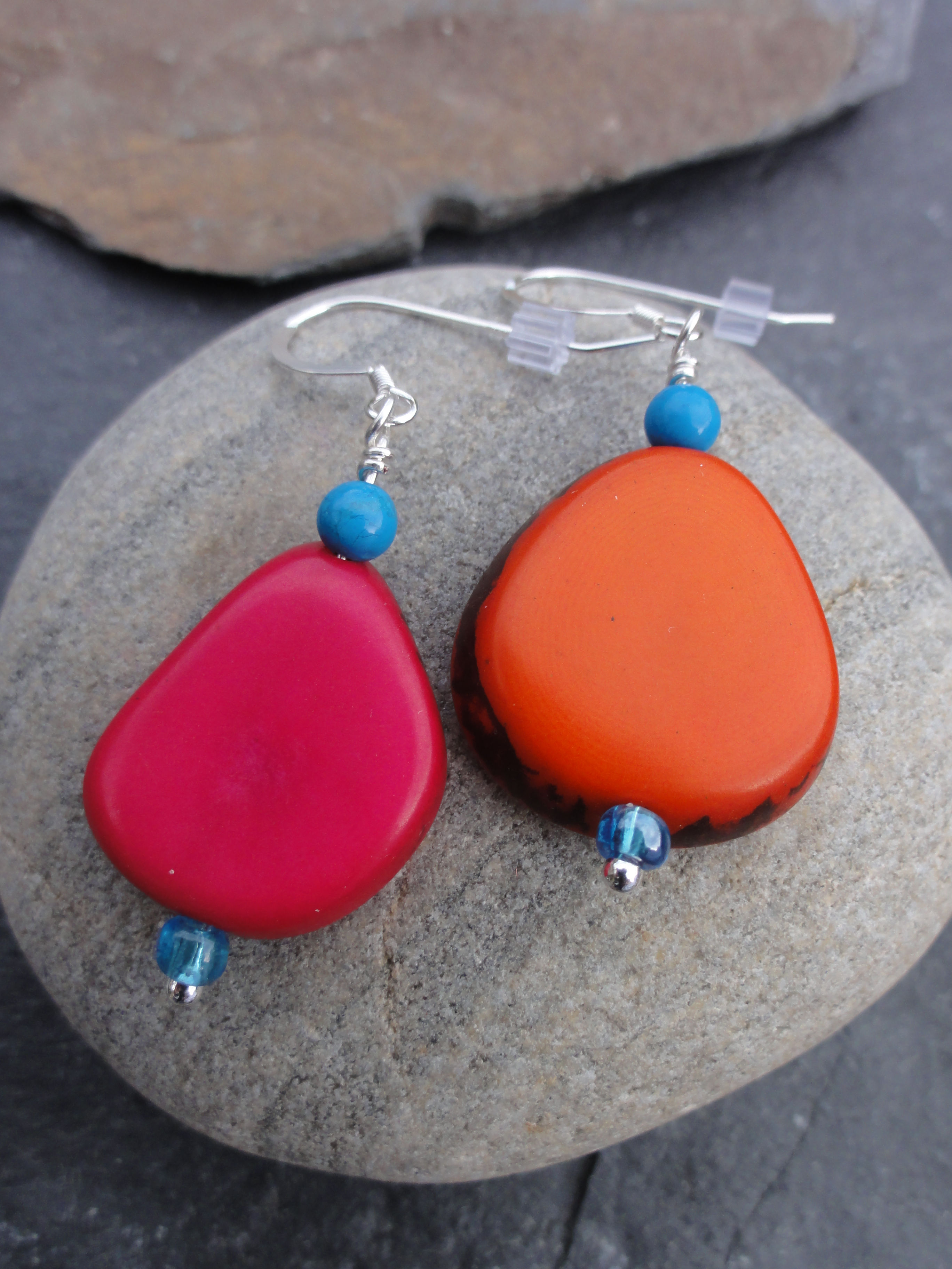Tagua Earrings