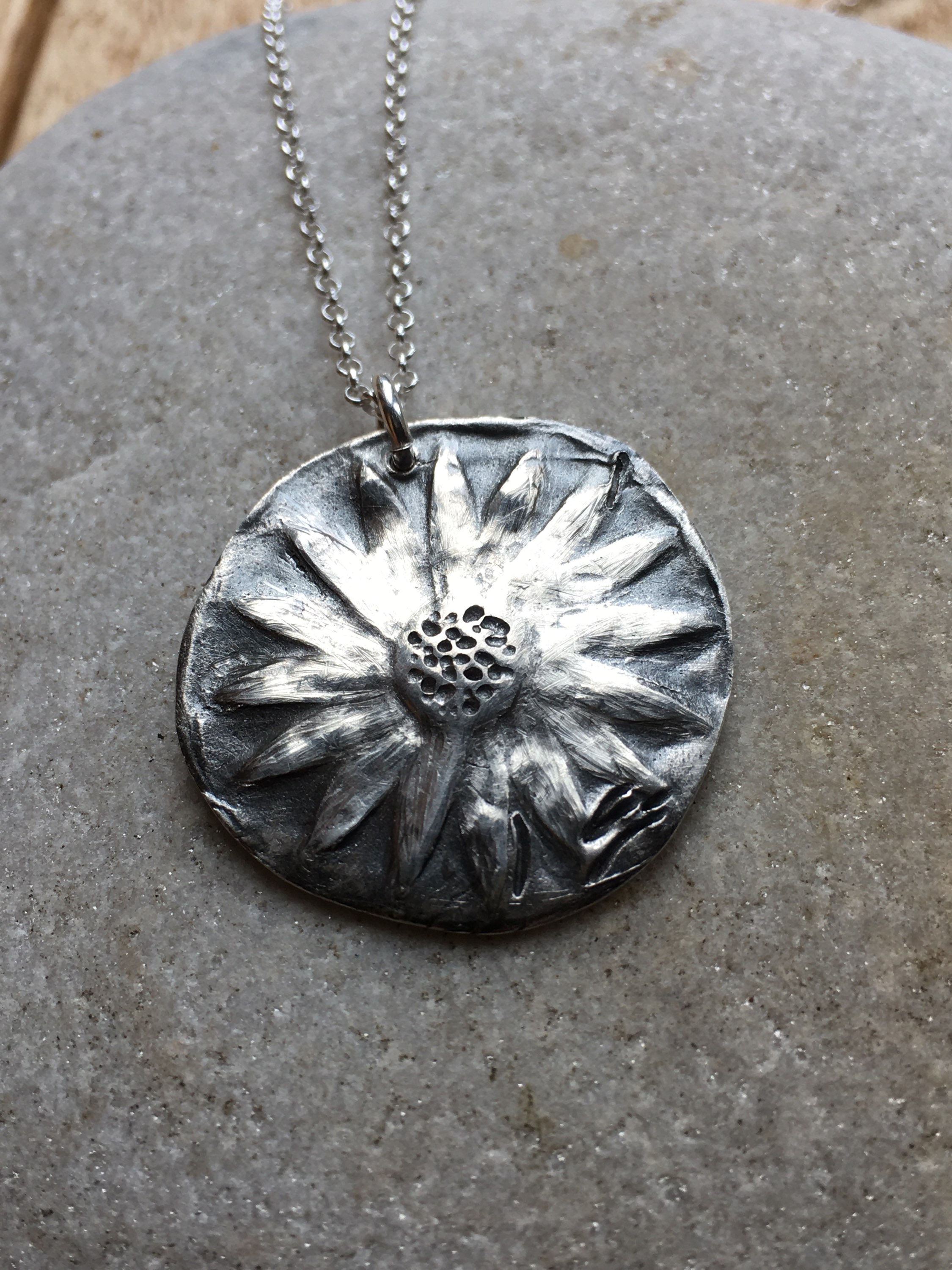 Daisy necklace, flower necklace, flower jewellery