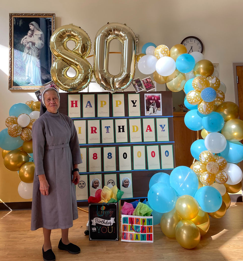 Sr. Josephine's 80th B-Day