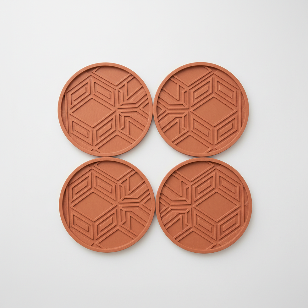 Descanso De Copos Moderno