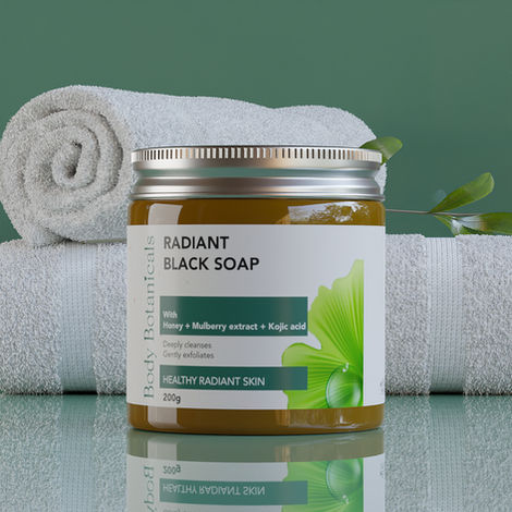 radiant black soap (body bota)