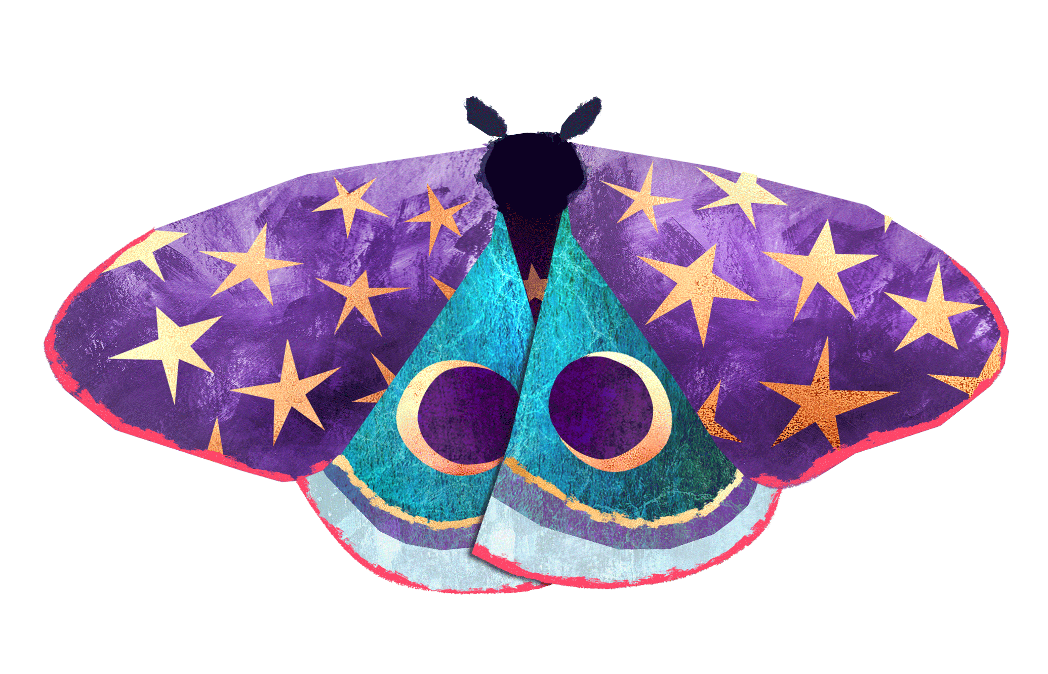 animated butterfly moth stickers digital art