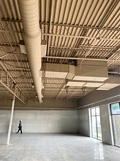 DollarTree Tampa Painted Exposed Ceiling