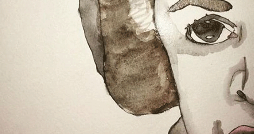 Un día en el que sufría severas convulsiones, el artista James Bletsoe produjo un sensacional retrat
