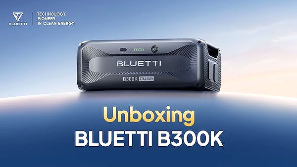Bluetti B300K, 2764.8Wh battery bank.