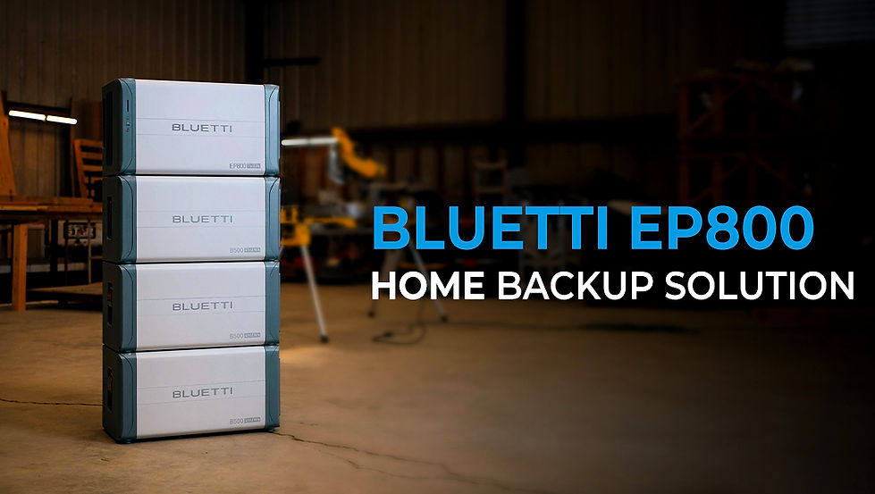 Bluetti EP-800+B-500 In Grid Solar System