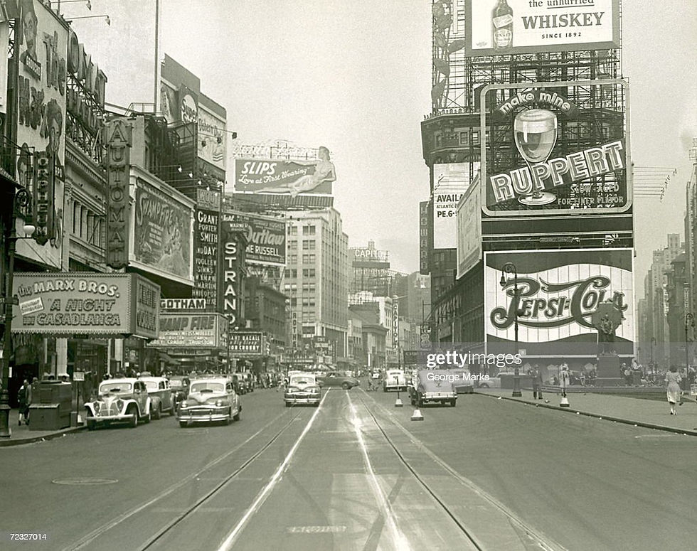 Documentary Research: Times Square in 1950