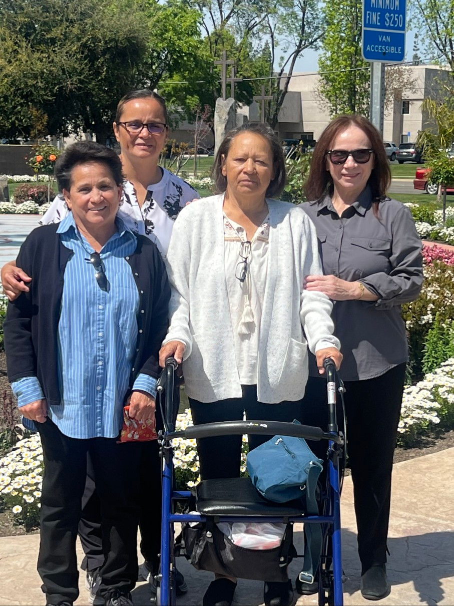 From left: Cynthia, Becky, Mary and Sharon at All Nations Adventist Church