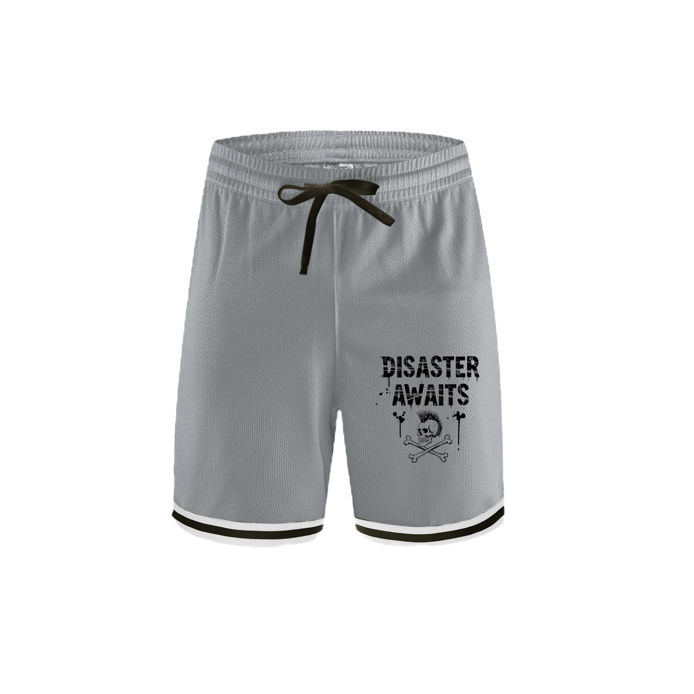 Classic Stripe Trim Basketball Shorts