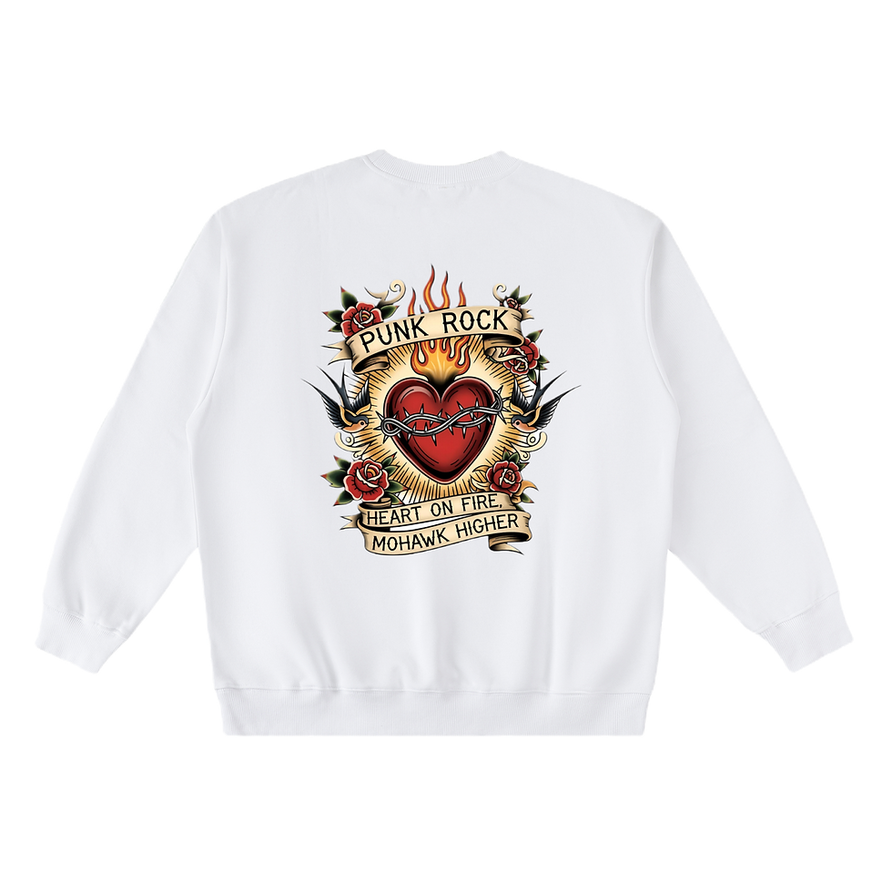 Thumbnail: Sacred Oversized Crewneck Taped Sweatshirt