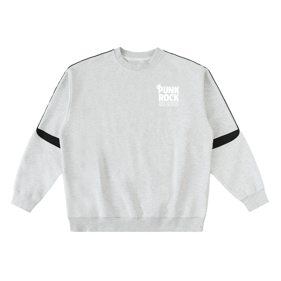 Thumbnail: Loot Anarchy Oversized Crewneck Taped Sweatshirt