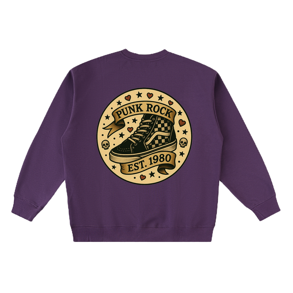 Thumbnail: Vans Oversized Crewneck Taped Sweatshirt