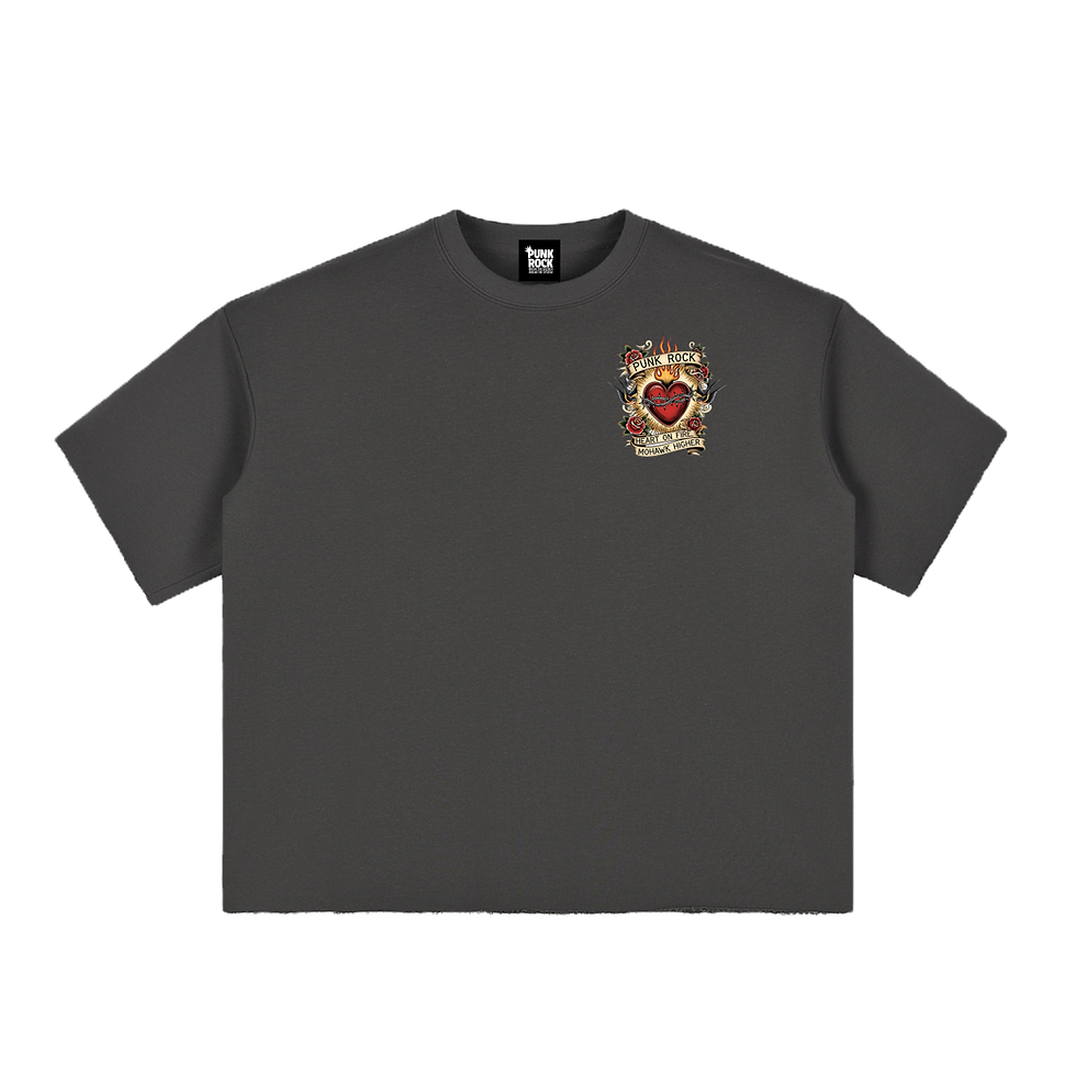 Thumbnail: Sacred Boxy Half-Sleeve Raw-Edge T-Shirt