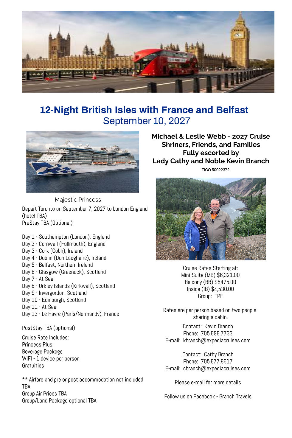 Rameses Potentate's Cruise 2027