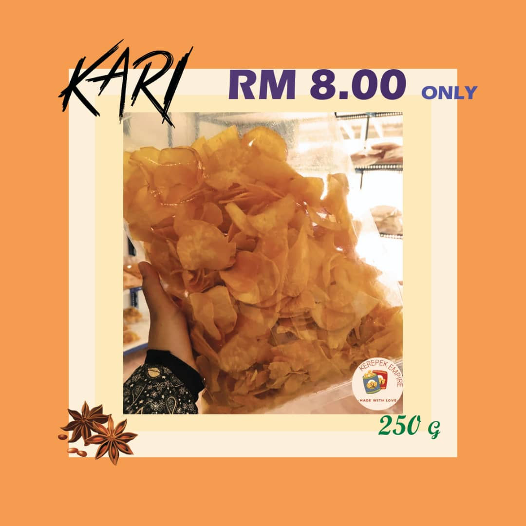 Kerepek Ubi Kayu (kari)