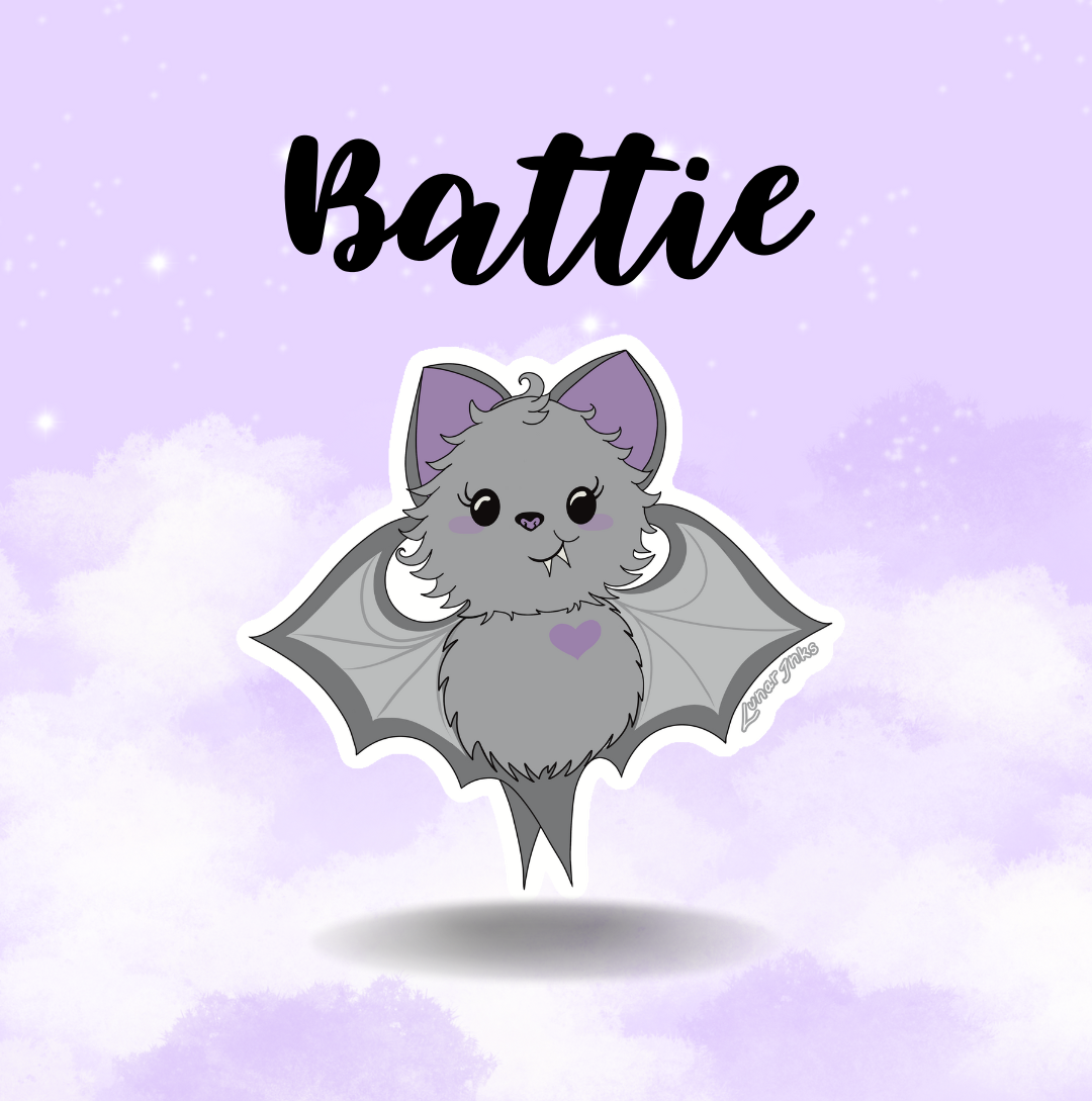 Battie Sticker - Glossy