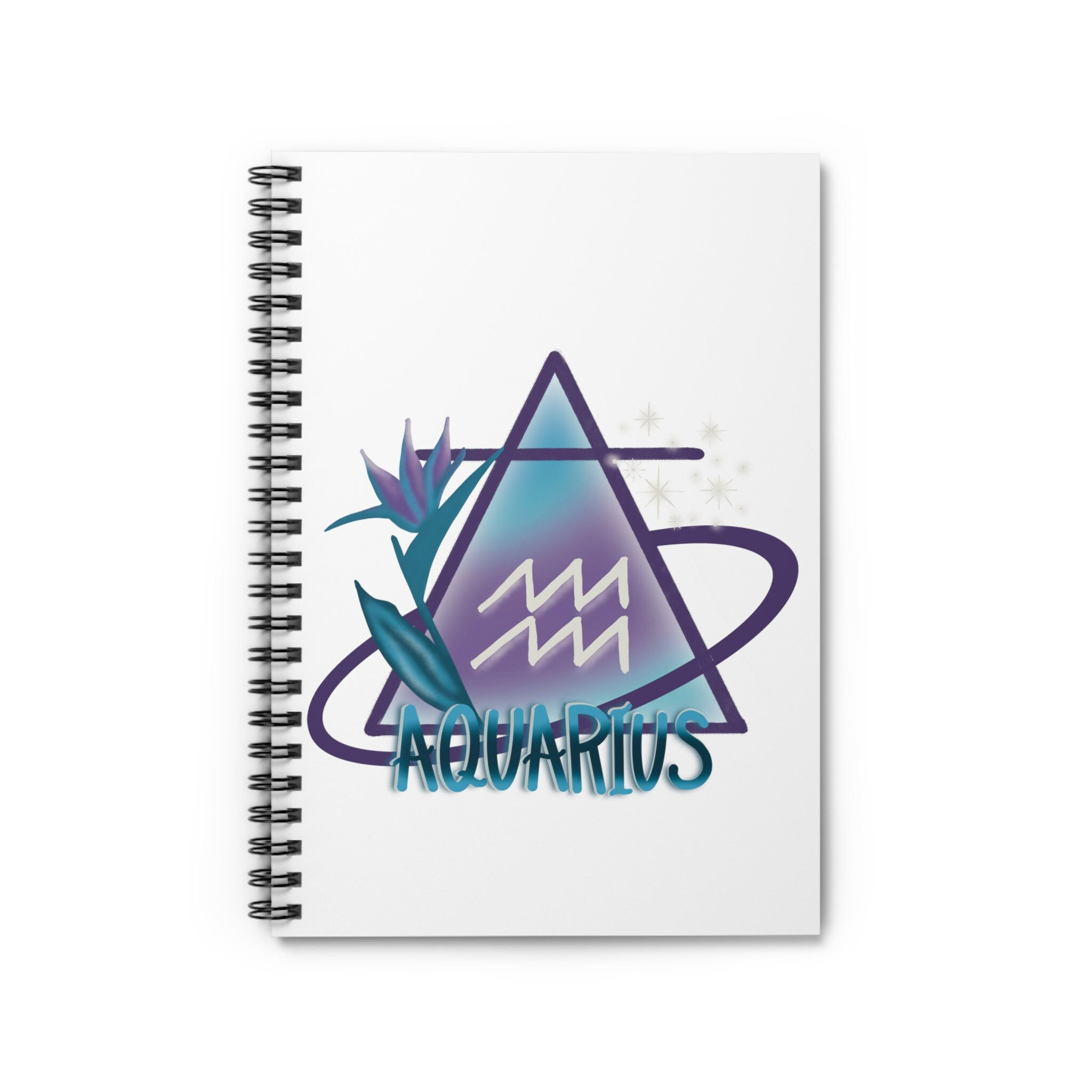 Aquarius Spiral Notebook - Ruled Line