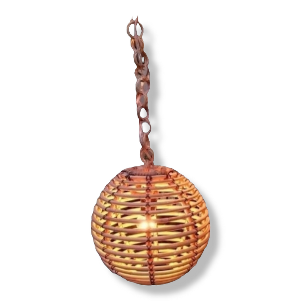 Thumbnail: Kap Lampu Gantung ROTAN 1
