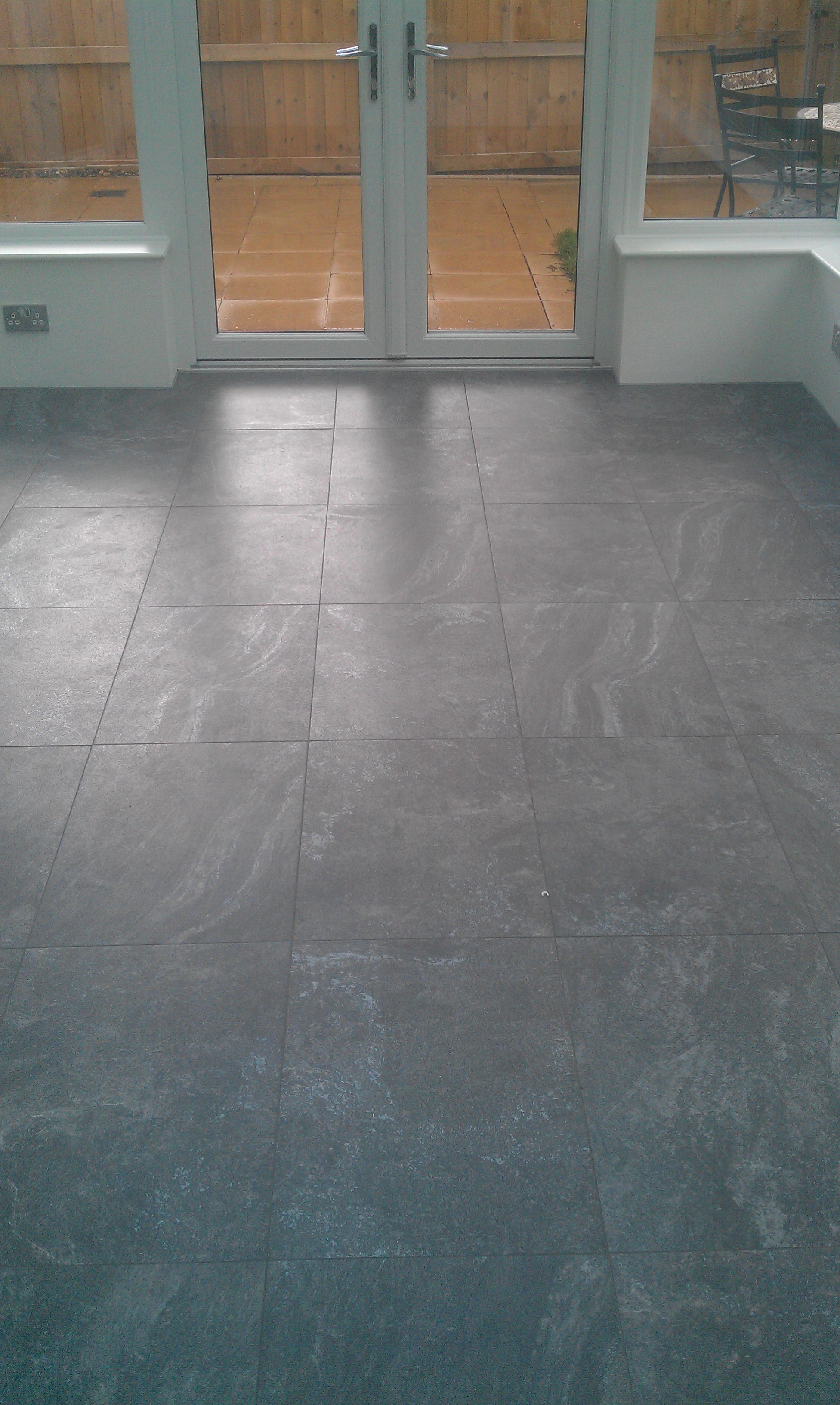 Floor Tiling Outside The Bathroom Designandbuild