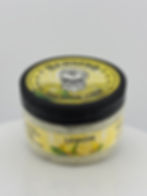 Bandido Lemon Face Scrub closed jar – refreshing exfoliating cleanser for barbers and daily skincare.