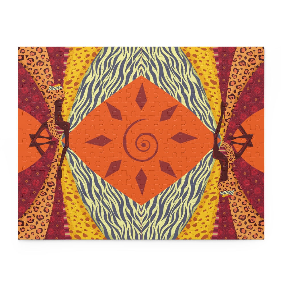 Thumbnail: Vesica Piscis Abstract Puzzle (120, 252, 500-Piece)