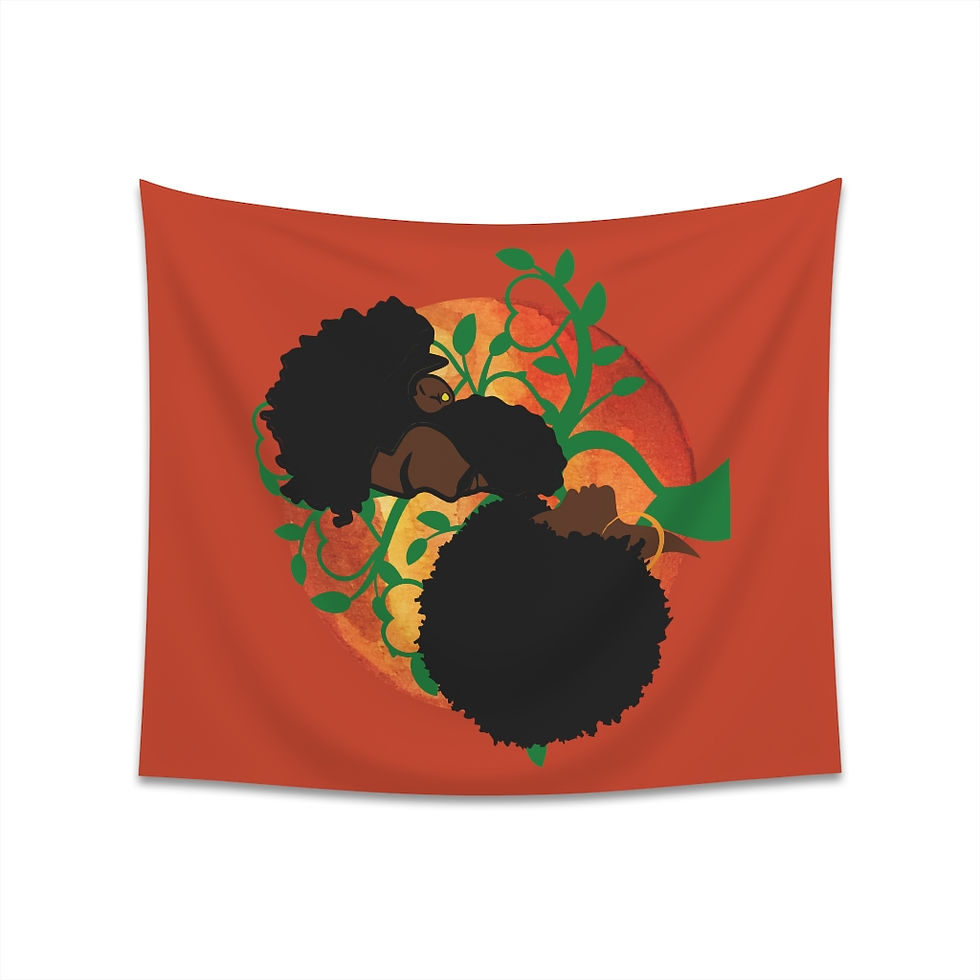 Thumbnail: Black Genesis Wall Tapestry
