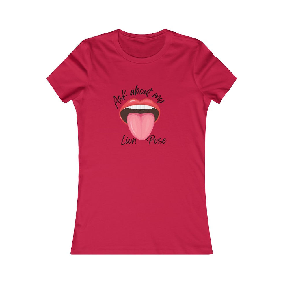 Thumbnail: Ask About my Lion Pose Slim Fit Tee