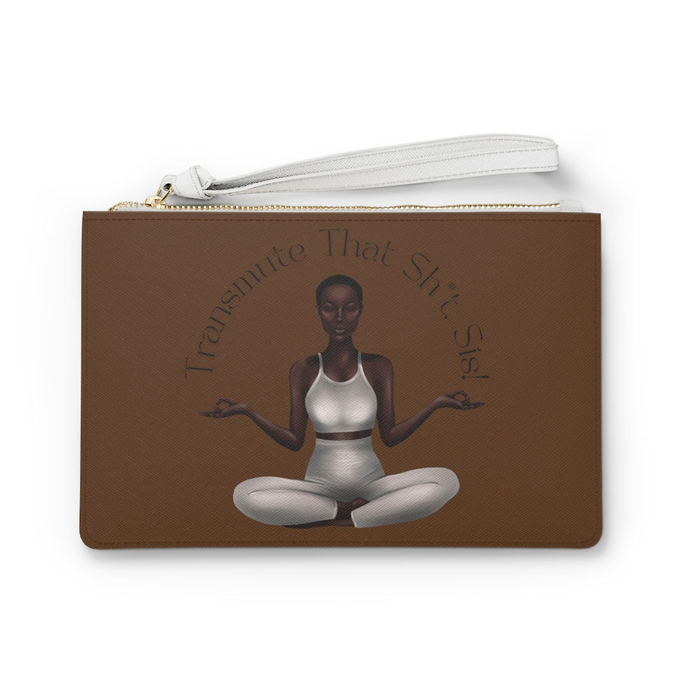 Thumbnail: Double Printed "Transmute That Sh*t Sis!" Clutch Bag