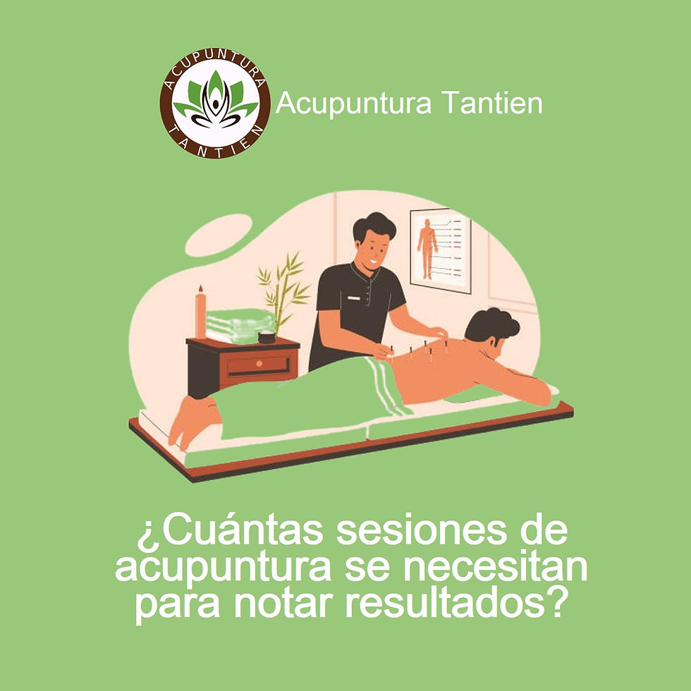 ¿Cuántas sesiones de acupuntura se necesitan para notar resultados?