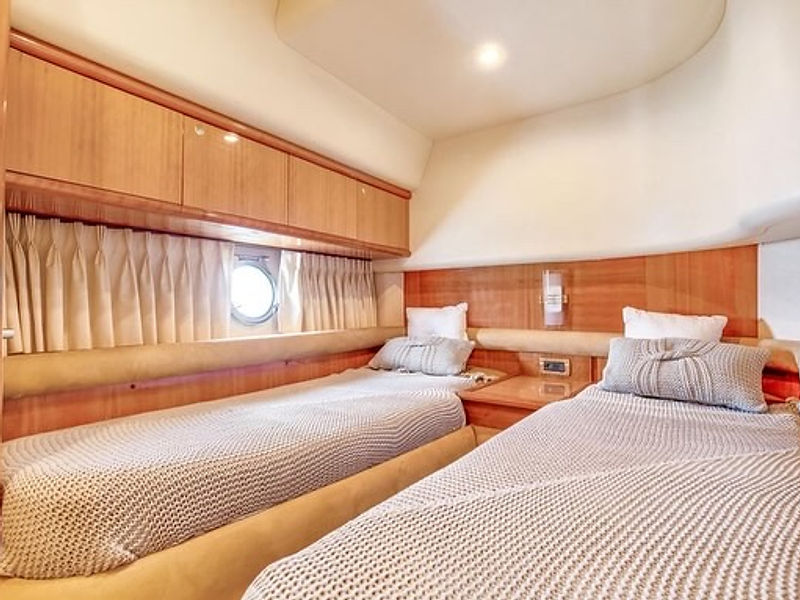 55ft Azimut D yacht rental Miami - comfortable lounge area for group celebrations