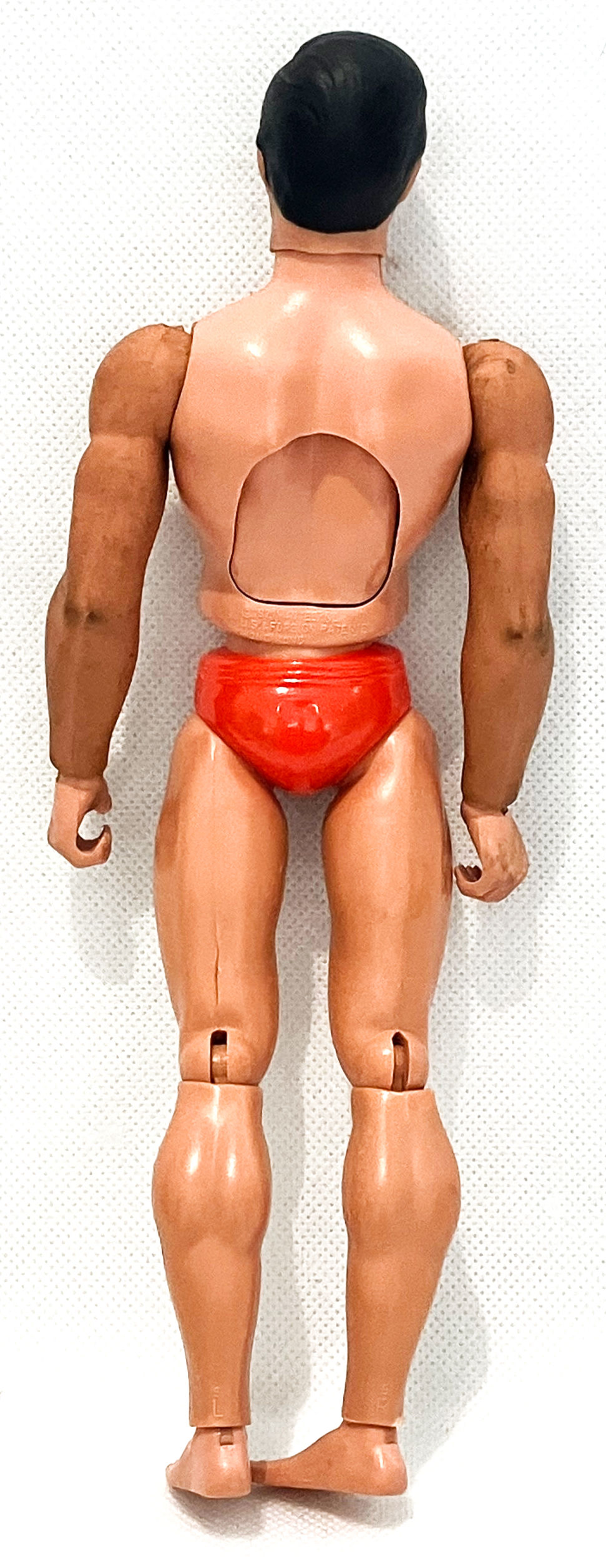 Thumbnail: Big Jim Agent With Blue Jumpsuit Loose Limbs Mattel 1979