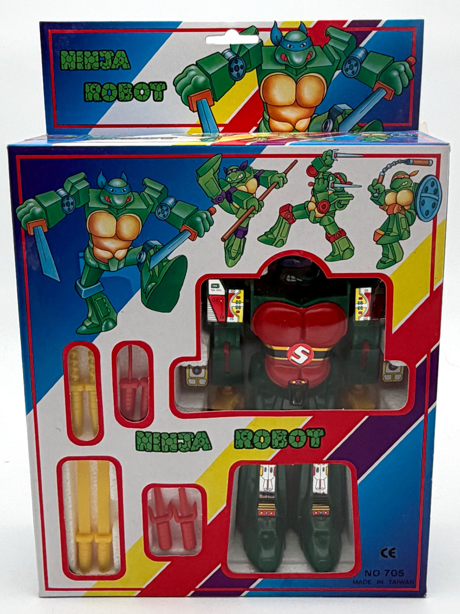 Ninja Robot Turtles Bootleg Taiwan 1990 S