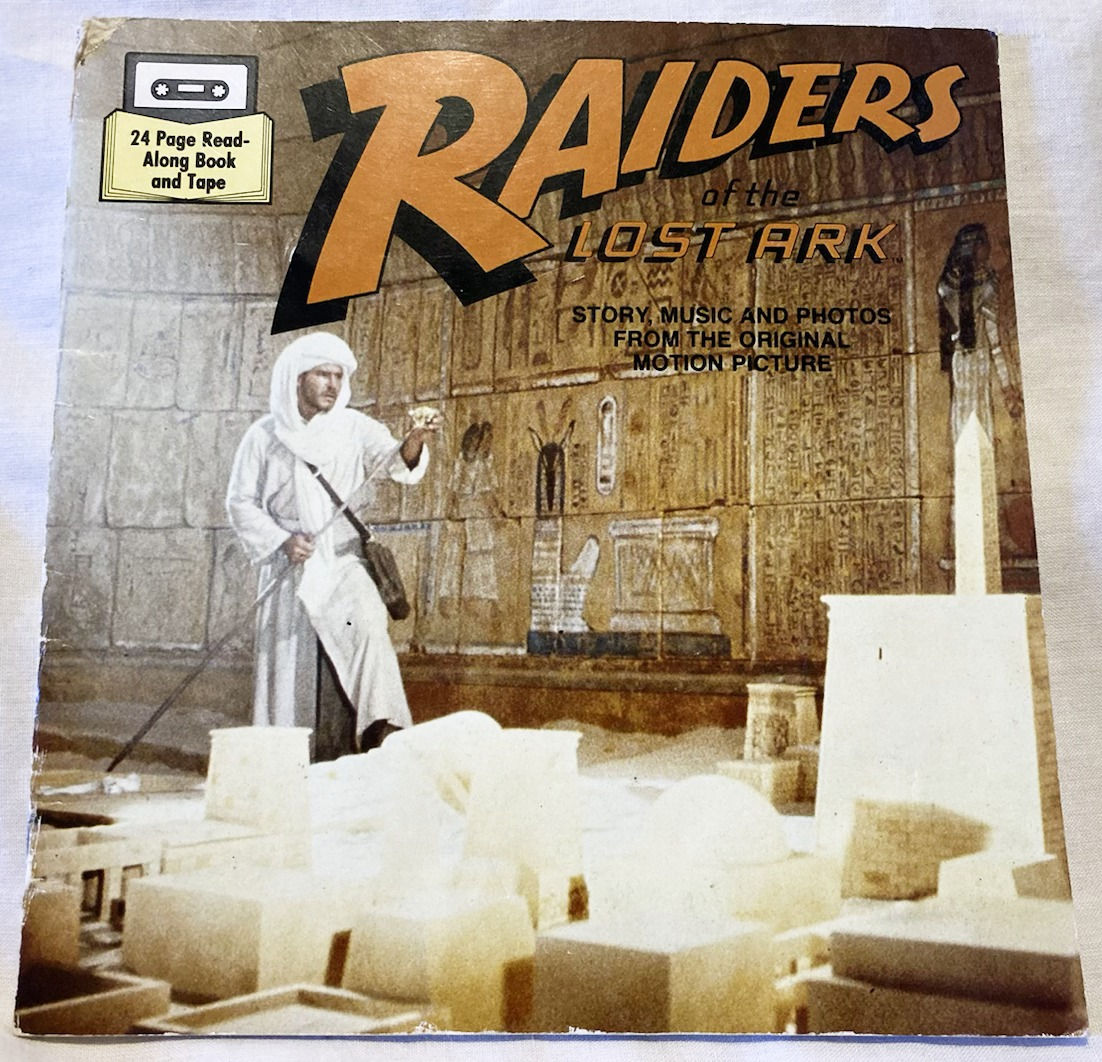 Indiana Jones Raiders Of The Lost Ark Read Along Book 1981